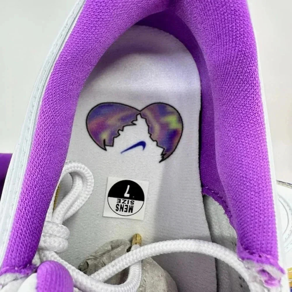 Nike Air Max 97 QS 2020 Easter Shoes CJ0591-100 White Purple Nebula Mens Size 7 - Picture 5 of 13